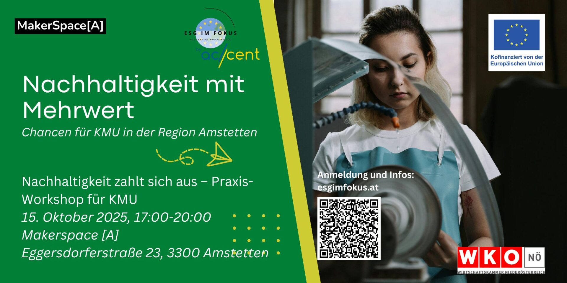 Nachhaltigkeit mit Mehrwert - Chancen für KMU in der Region Amstetten