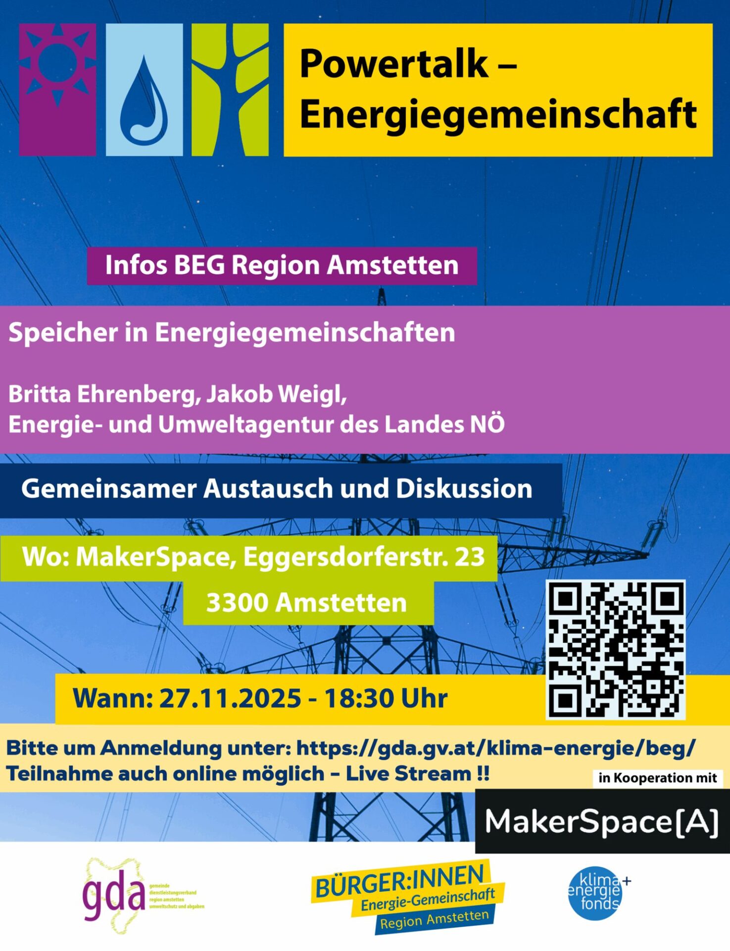 Powertalk: Energiespeicher in der Gemeinschaft!