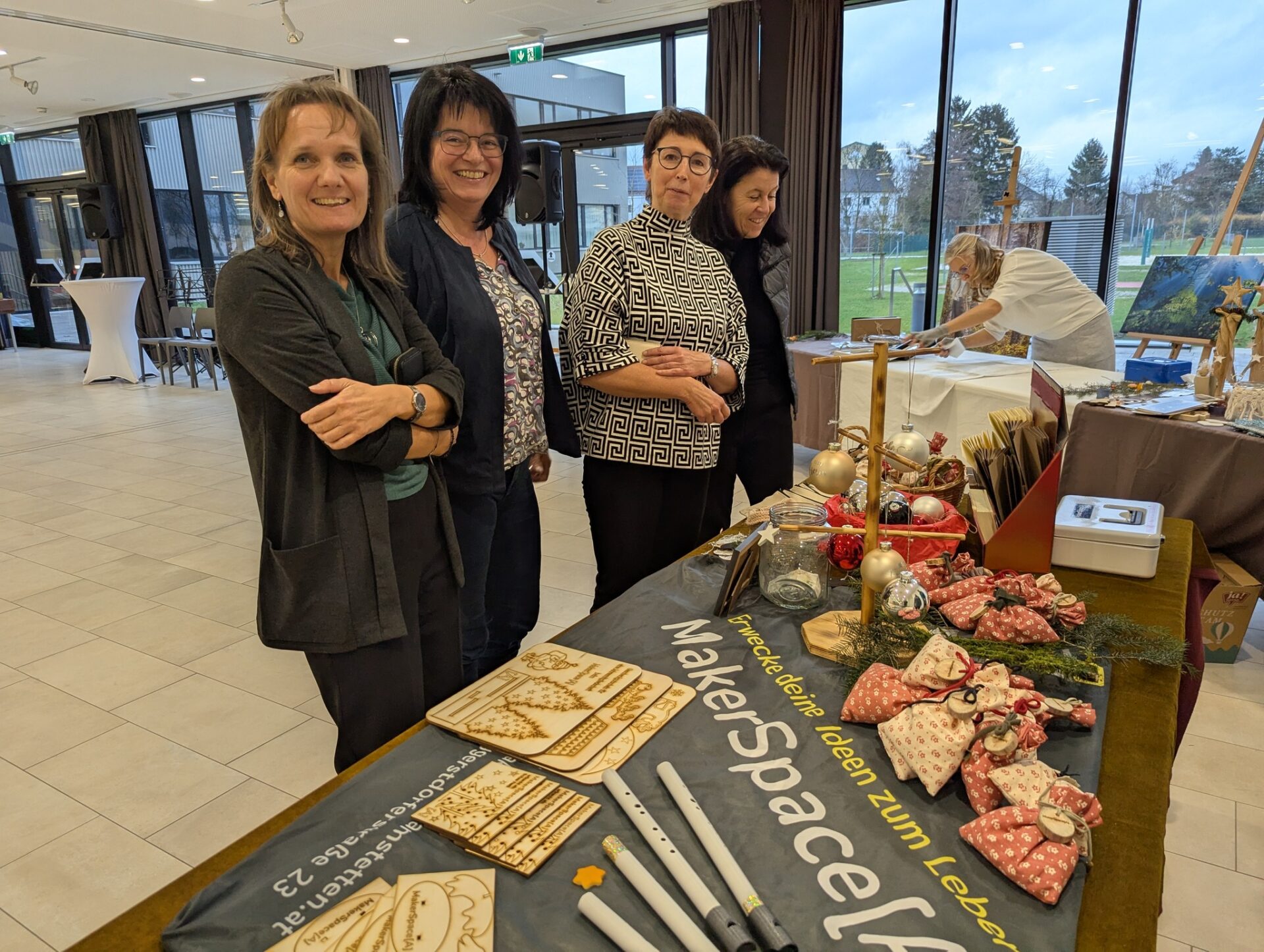 Flöten für den Adventmarkt