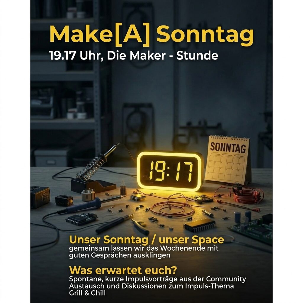 Make[A] Sonntag: „19:17 Uhr – Die Maker-Stunde“