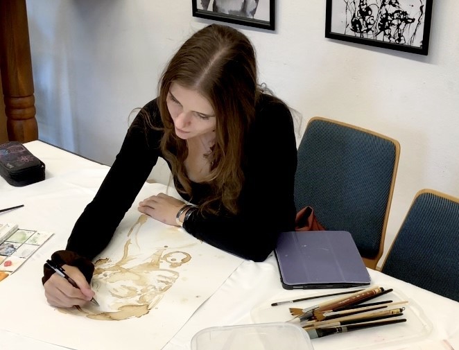 Drink & Draw im Makerspace[A] mit Sophia Daurer